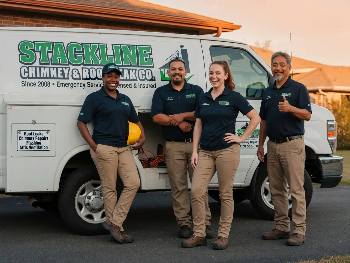 Chimney flashing repair company in Fairfield, WA